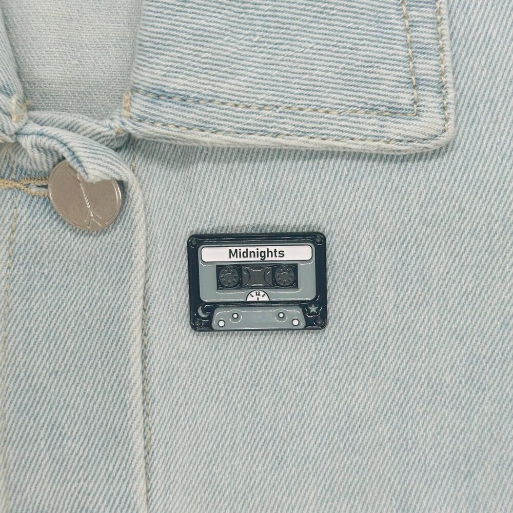 ✨Midnights Album Tape Taylor Swift Enamel Pin Badge Album Cover Radio Cassette✨